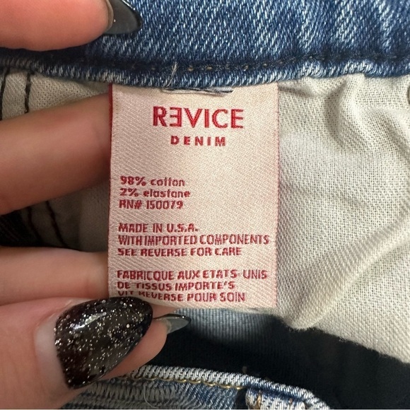 Revice Uptown Roadtrip Distressed Straight Ankle Jeans - Picture 7 of 7